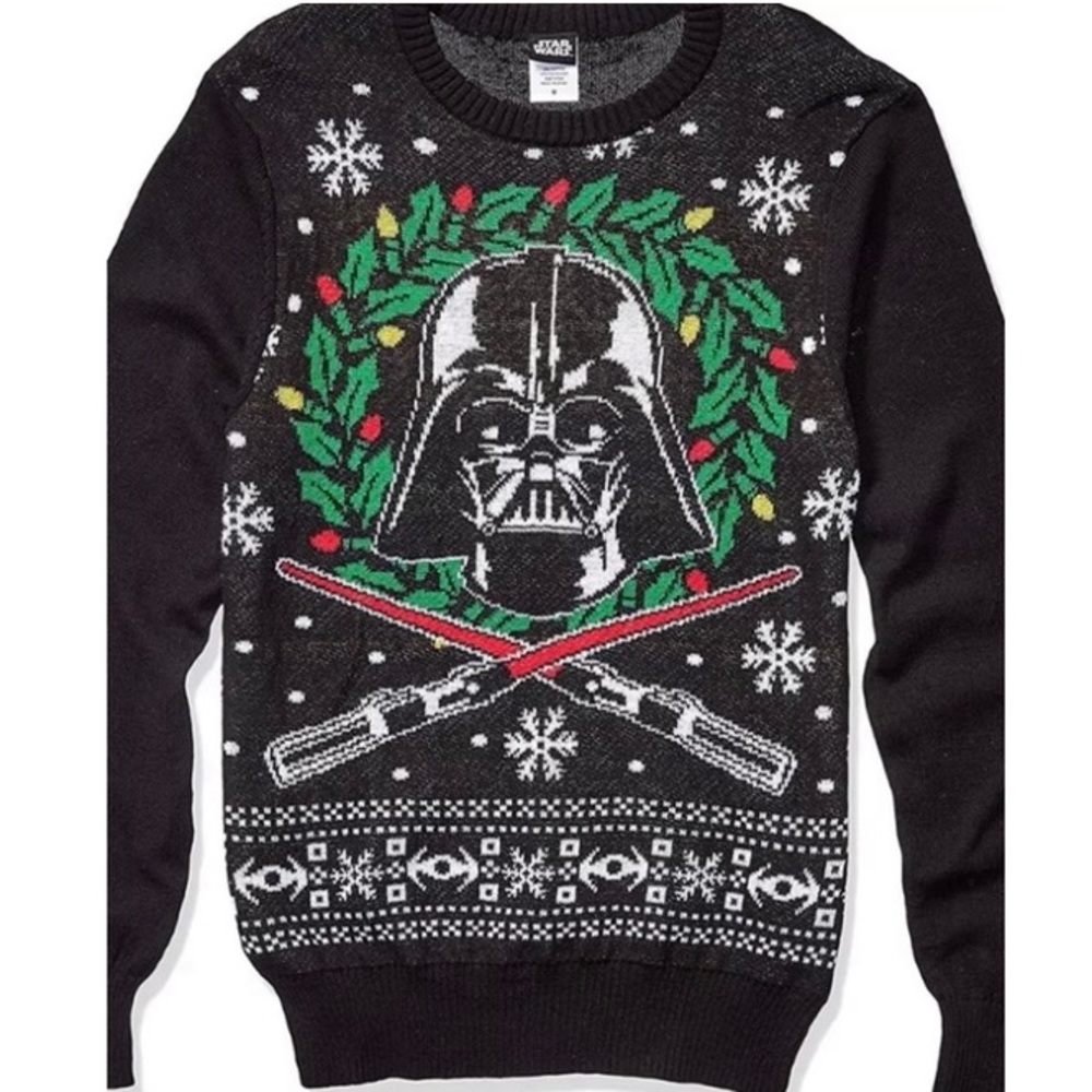 Start Wars Darth Vader Ugly Holiday Christmas Sweater